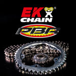 Kit chaine ek chain ek / pbr 520srx2 13 / 48 - couronne standard
