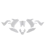 Kit plastiques r - tech 8p yamaha t7 blanc blanc
