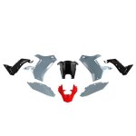 Kit plastiques r - tech 8p yamaha t7 gris / noir / rge gris / noir / rouge