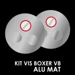Kit visserie casque roof boxer v8 alu matt