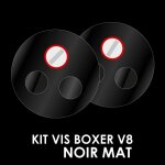 Kit visserie casque roof boxer v8 black matt