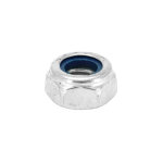Kit visserie moto p2r ecrou 6 pans nylstop - frein m10 acier zingue