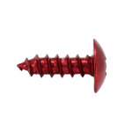 Kit visserie moto p2r vis parker tete ronde 5. 0x12 mm alu rouge