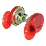 Klaxon bike it double pack 12 v escargot rouge