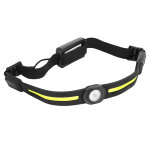 Lampe p2r frontale leds - cob 3 - 5w jusqu'a 370 lm mode capteur allumer ou eteindre batterie lithium ...