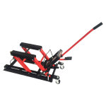 L�ve moto p2r leve - cric hydraulique capacite 680 kg 4 roulettes hauteur maxi 37, 5 cm mini 11 cm 600x310mm ...