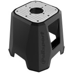 L�ve moto polisport 420mm noir / caoutchouc gris