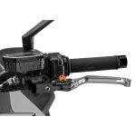 Levier d'embrayage puig rabattable 4. 0 argent orange