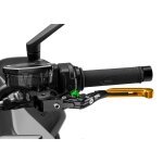 Levier d'embrayage puig rabattable extensible 4. 0 or vert