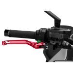 Levier de frein puig fixe 4. 0 rouge vert
