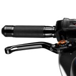 Levier de frein puig rabattable 3. 0 noir orange
