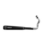 Ligne compl�te arrow rebel dark embout carbone - collecteur acier alu / noir