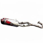Ligne compl�te dep double sortie embout carbone