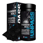 Lingettes unpass thunderbolt boite de 80 + microfibre + etui / fourreau