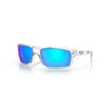 Lunettes de soleil oakley gibston polished clear prizm sapphire clear blue