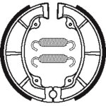 M�choires de frein tecnium street / quad organique - ba038