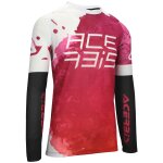 Maillot cross acerbis j - windy vent watermark 2024 violet / blanc