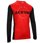 Maillot cross acerbis mx j - track inc. 2024 red / black