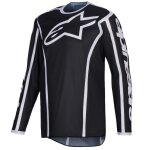 Maillot cross alpinestars fluid - apex 2025 black gray