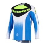 Maillot cross alpinestars techstar - knif 2025 blue black