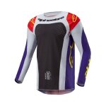 Maillot cross alpinestars techstar - ocuri 2025 hot orange purple black