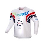 Maillot cross alpinestars youth racer - hana black multi shiny