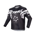 Maillot cross alpinestars youth racer - hana black white