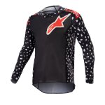 Maillot cross alpinestars youth racer north black neon red