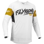 Maillot cross fly evo limited edition brazen 2025 blanc / gold / noir