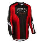 Maillot cross fly f - 16 - raze - enfant black / red / white