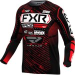 Maillot cross fxr podium enfant 2026 black / red