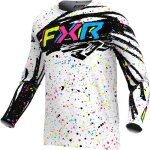 Maillot cross fxr podium enfant 2026 blanc / multicolore