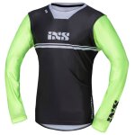 Maillot cross ixs trigger 4. 0 2023 anthracite / vert fluo / blanc