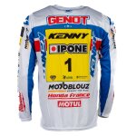 Maillot cross kenny replica honda motoblouz sr cyril genot 2025 bleu / blanc / rouge