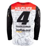 Maillot cross kenny replica honda motoblouz sr jeremy hauquier 2024 blanc / noir / rouge
