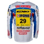 Maillot cross kenny replica honda motoblouz sr jeremy van horebeek 2025 bleu / blanc / rouge