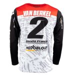 Maillot cross kenny replica honda motoblouz sr lars van berkel 2024 blanc / noir / rouge