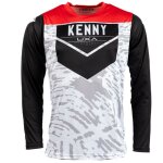 Maillot cross kenny replica honda motoblouz sr performance stone red 2024 blanc / noir / rouge