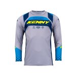 Maillot cross kenny track focus enfant navy neon yellow