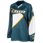 Maillot cross klim women xc lite shattered petrol - femme 2022 petrol