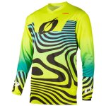 Maillot cross o'neal element - nova - enfant neon yellow