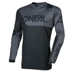 Maillot cross o'neal element - racewear 2025 black / gray