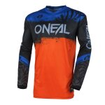 Maillot cross o'neal element - shocker 2025 black / orange