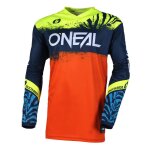 Maillot cross o'neal element - shocker - enfant blue / orange
