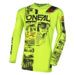 Maillot cross o'neal element youth - attack v23 neon yellow / black