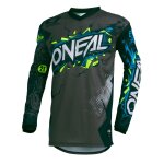 Maillot cross o'neal element youth - villain - gray gray