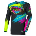 Maillot cross o'neal mayhem - reseda 2025 black / neon yellow