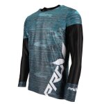 Maillot cross prov martian 2025 camo turquoise