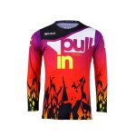 Maillot cross pull - in trash enfant neon