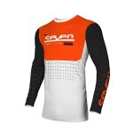 Maillot cross seven vox aperture 2024 white / orange